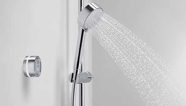 Shower head with Digital showering controls